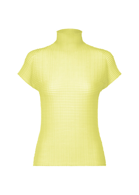 WOOLY PLEATS-66 Top Light Green