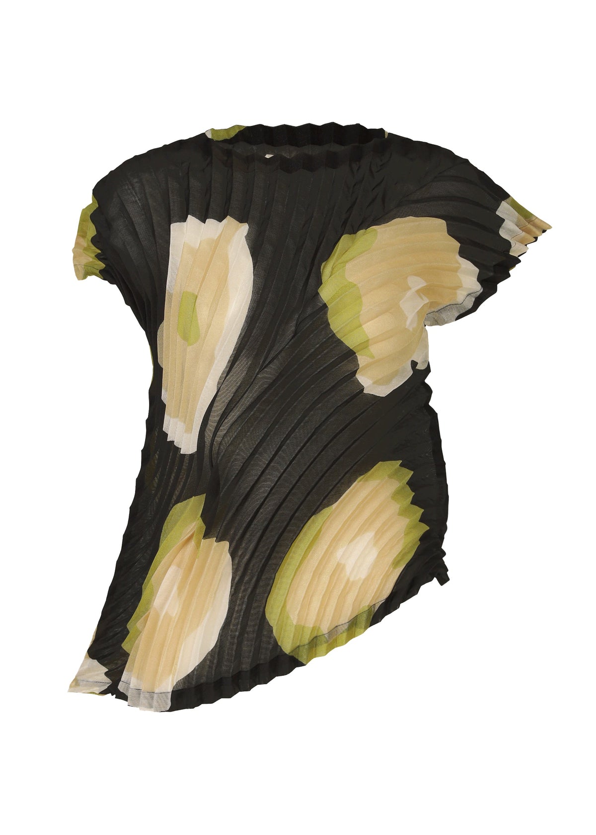 A product shot of the ISSEY MIYAKE VERVE shirt in black-hued (17).