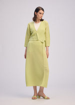 PLASTER PLEATS SOLID Cardigan Black