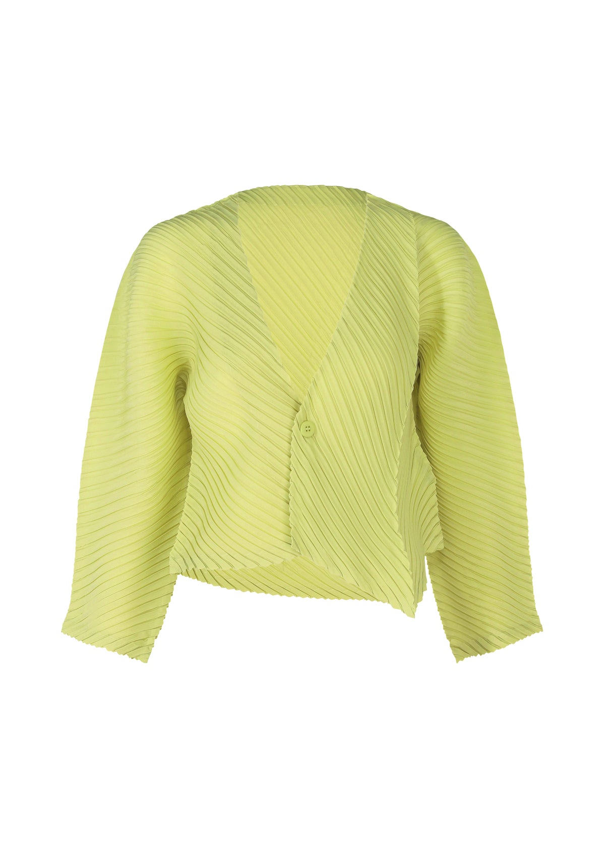 PLASTER PLEATS SOLID Cardigan Light Green