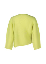 PLASTER PLEATS SOLID Cardigan Light Green