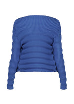 A detail shot of the ISSEY MIYAKE SPRING PLEATS cardigan.