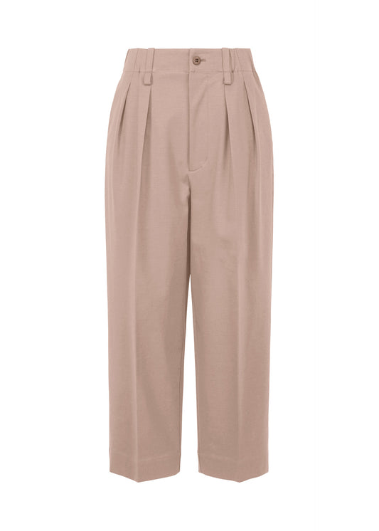 A product shot of the ISSEY MIYAKE SIMPLE ENSEMBLE clothing in greige (10).