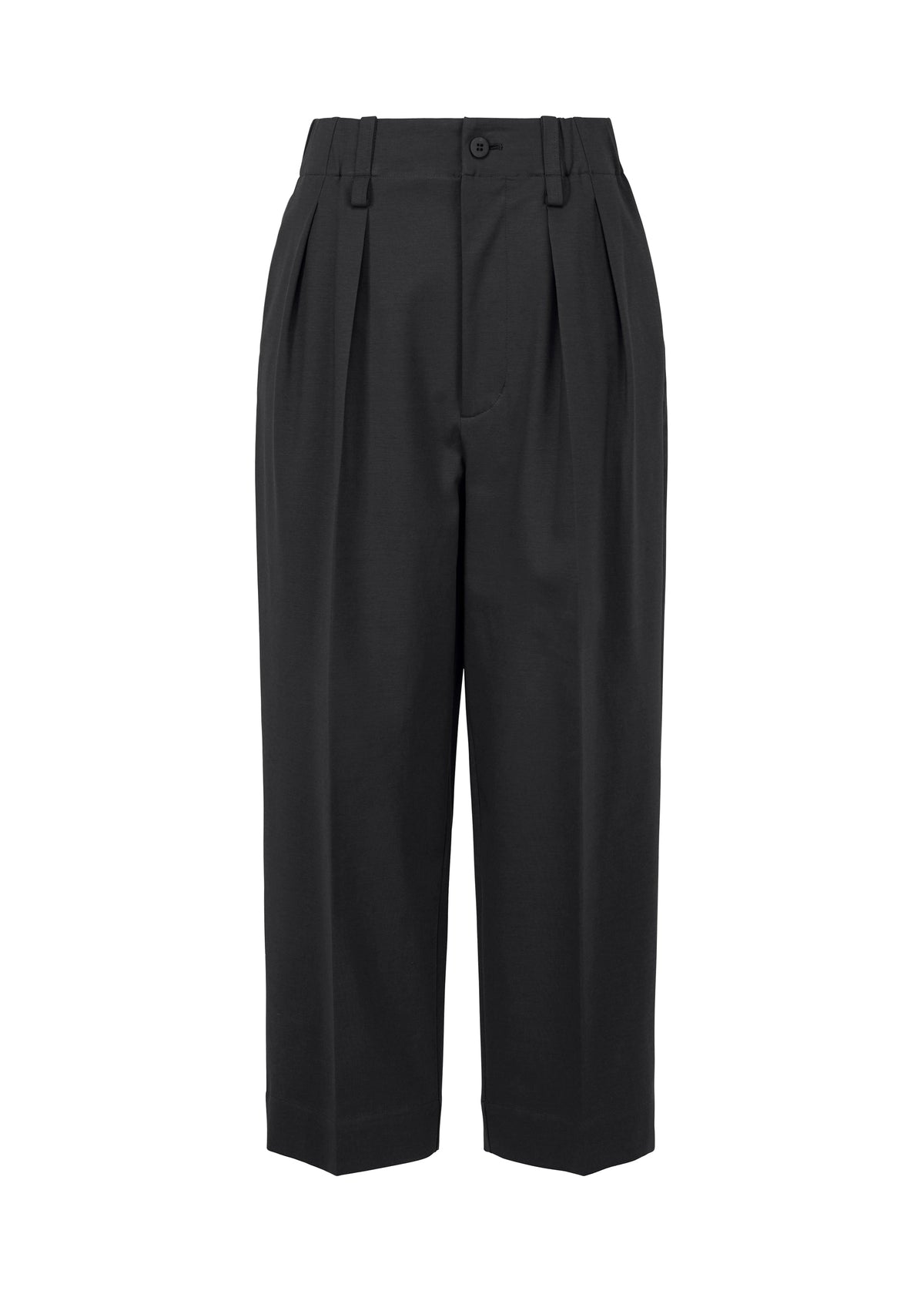 A product shot of the ISSEY MIYAKE SIMPLE ENSEMBLE clothing in black (15).