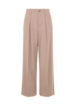 A product shot of the ISSEY MIYAKE SIMPLE ENSEMBLE clothing in greige (10).