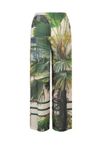A detail shot of the ISSEY MIYAKE URBAN JUNGLE JERSEY trousers.