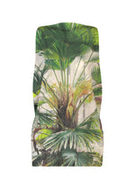 A product shot of the ISSEY MIYAKE URBAN JUNGLE JERSEY shirt in green-hued (66).