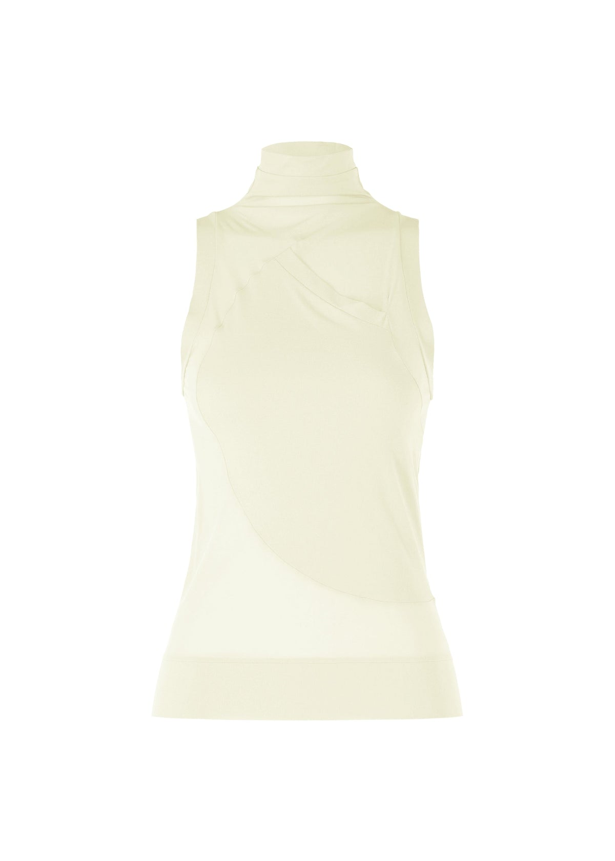 A product shot of the ISSEY MIYAKE A SHOPPER'S BODY clothing in off-white (02).