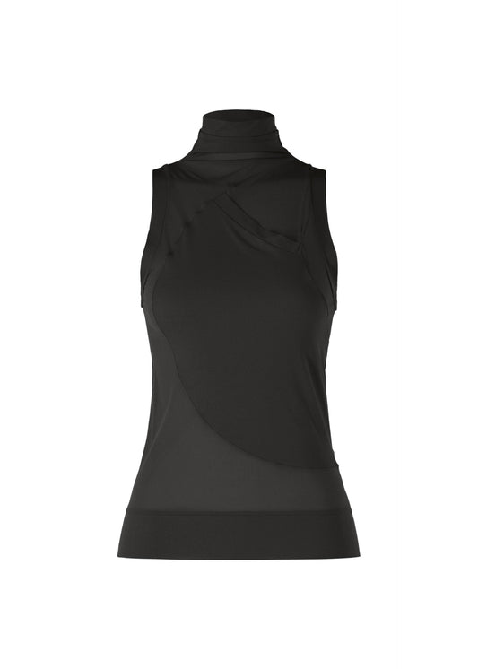 A product shot of the ISSEY MIYAKE A SHOPPER'S BODY clothing in black (15).