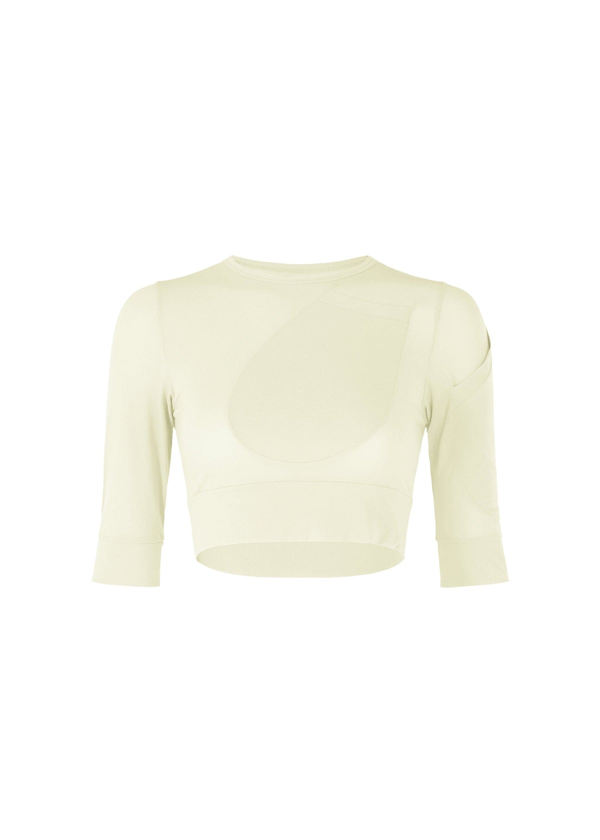 A product shot of the ISSEY MIYAKE A SHOPPER'S BODY clothing in off-white (02).