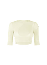 A product shot of the ISSEY MIYAKE A SHOPPER'S BODY clothing in off-white (02).