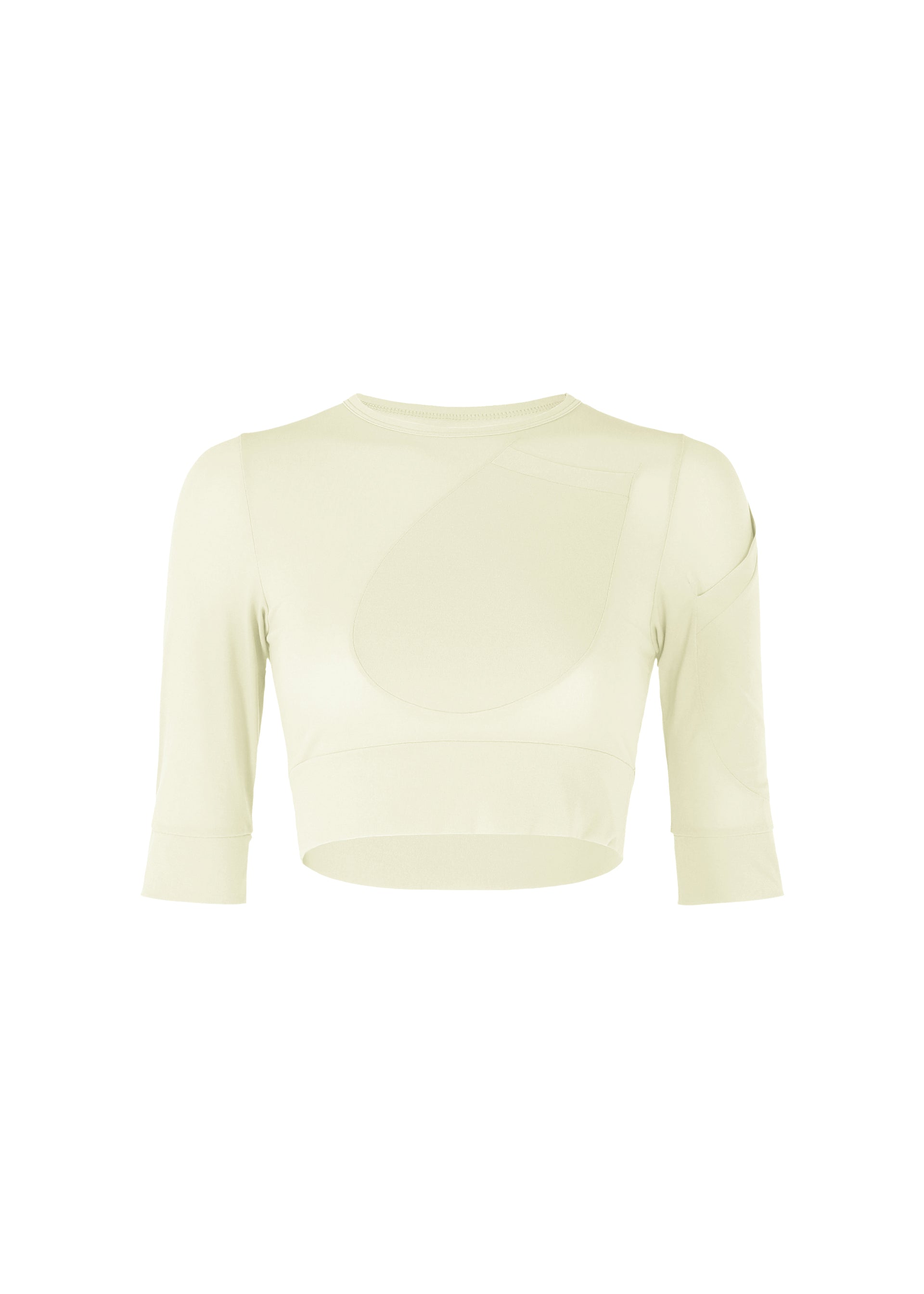 A product shot of the ISSEY MIYAKE A SHOPPER'S BODY clothing in off-white (02).