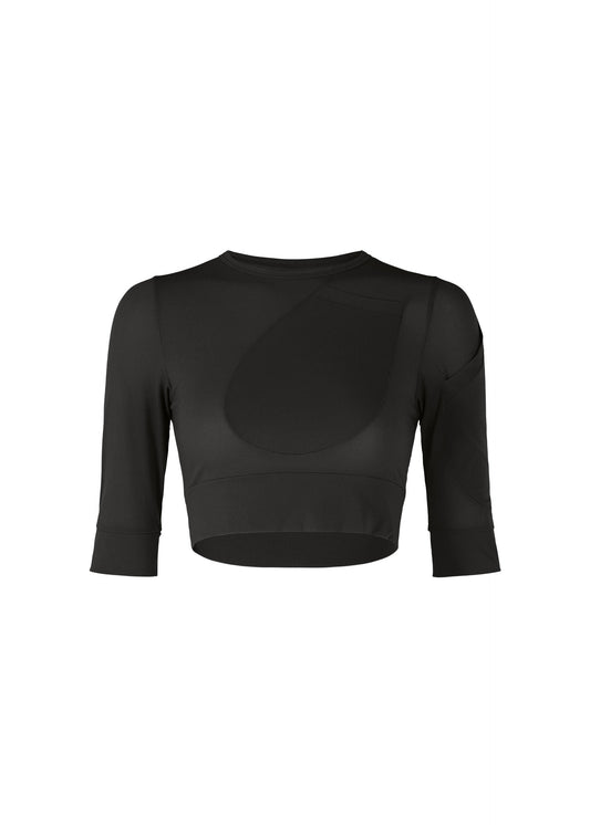 A product shot of the ISSEY MIYAKE A SHOPPER'S BODY clothing in black (15).
