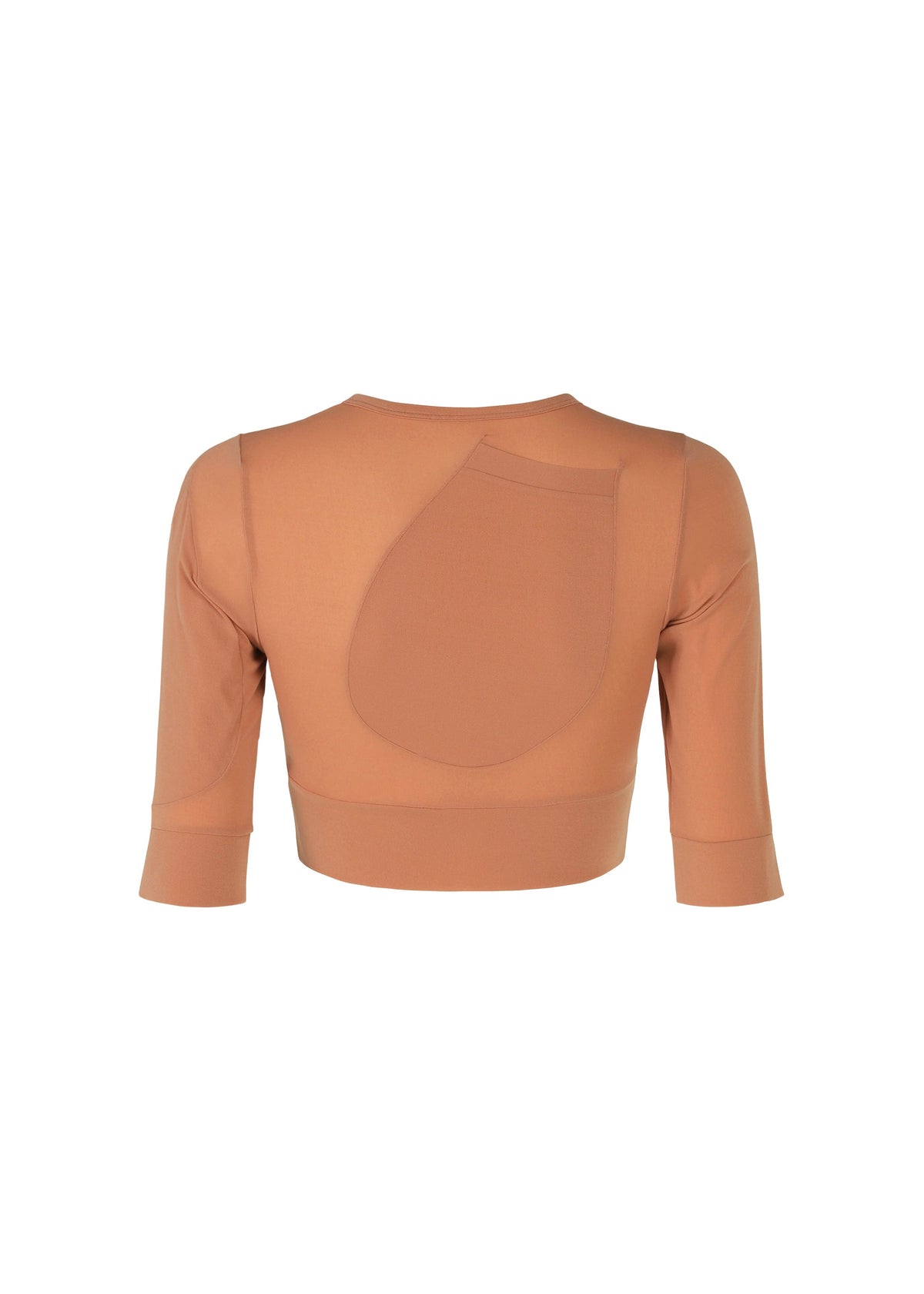 A detail shot of the ISSEY MIYAKE A SHOPPER'S BODY clothing.