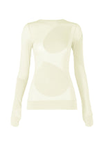 A product shot of the ISSEY MIYAKE A SHOPPER'S BODY clothing in off-white (02).