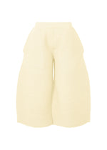 CORRUGATED KNIT Trousers Off-White