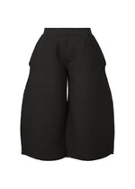 CORRUGATED KNIT Trousers Black