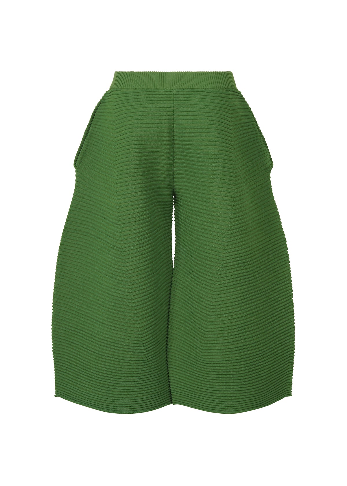 CORRUGATED KNIT Trousers Black