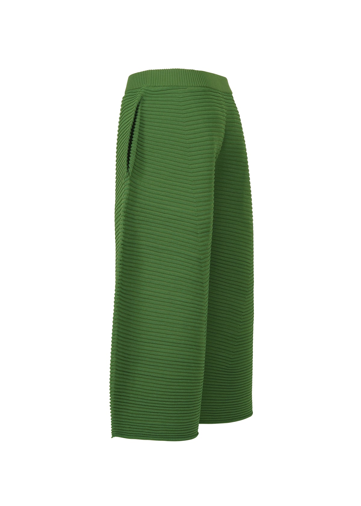CORRUGATED KNIT Trousers Black