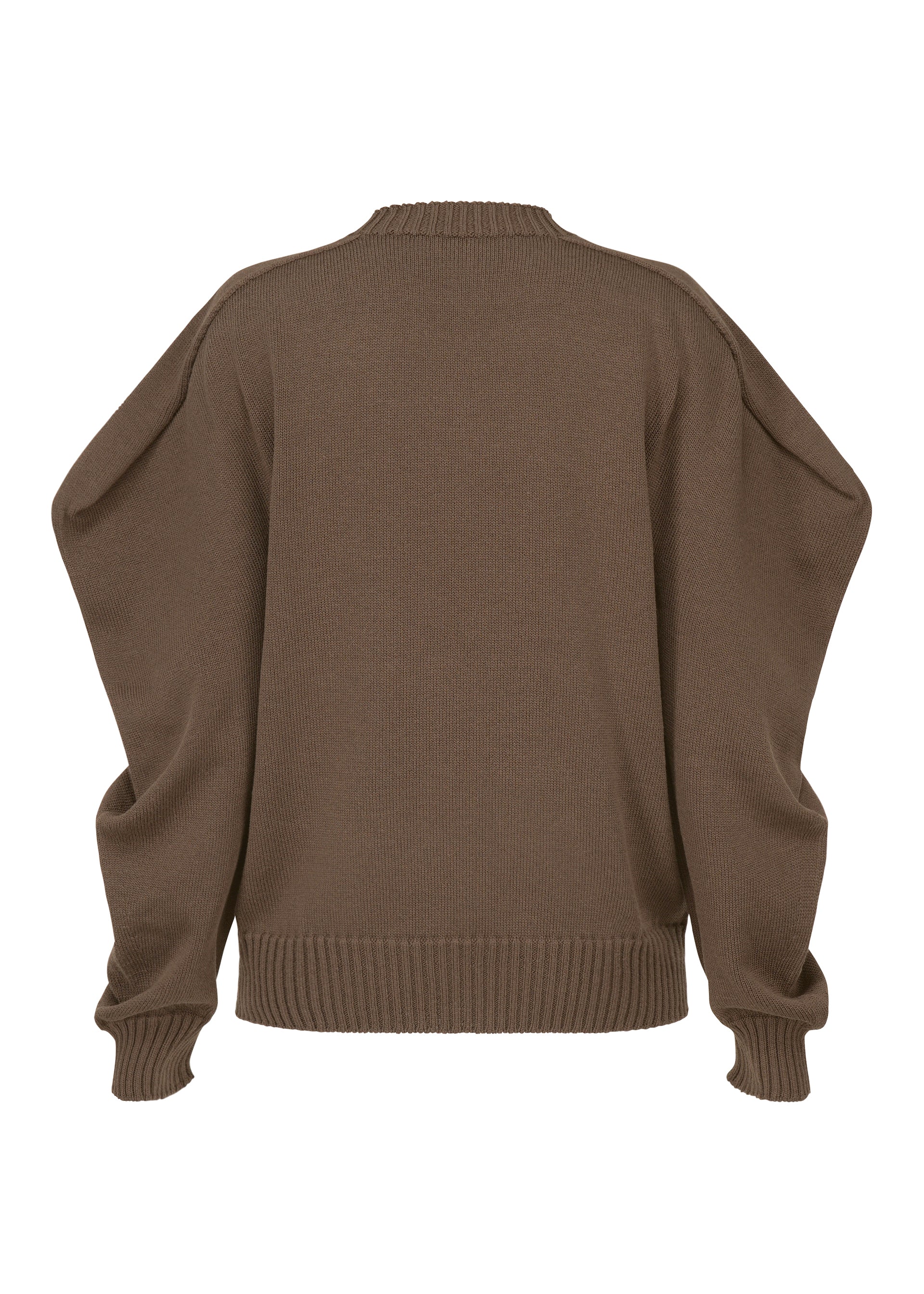 A detail shot of the ISSEY MIYAKE AKIMBO KNIT clothing.