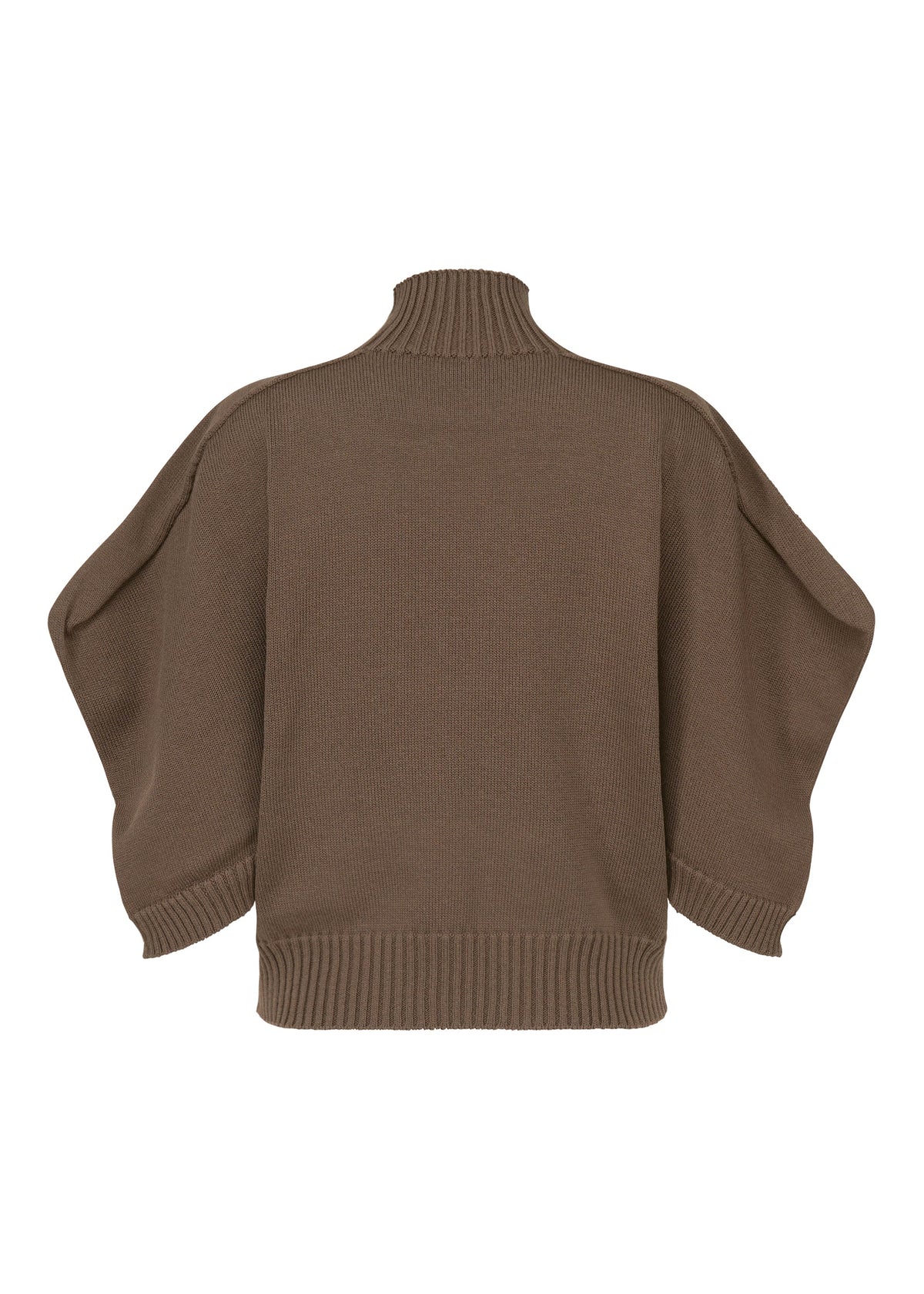 A detail shot of the ISSEY MIYAKE AKIMBO KNIT clothing.