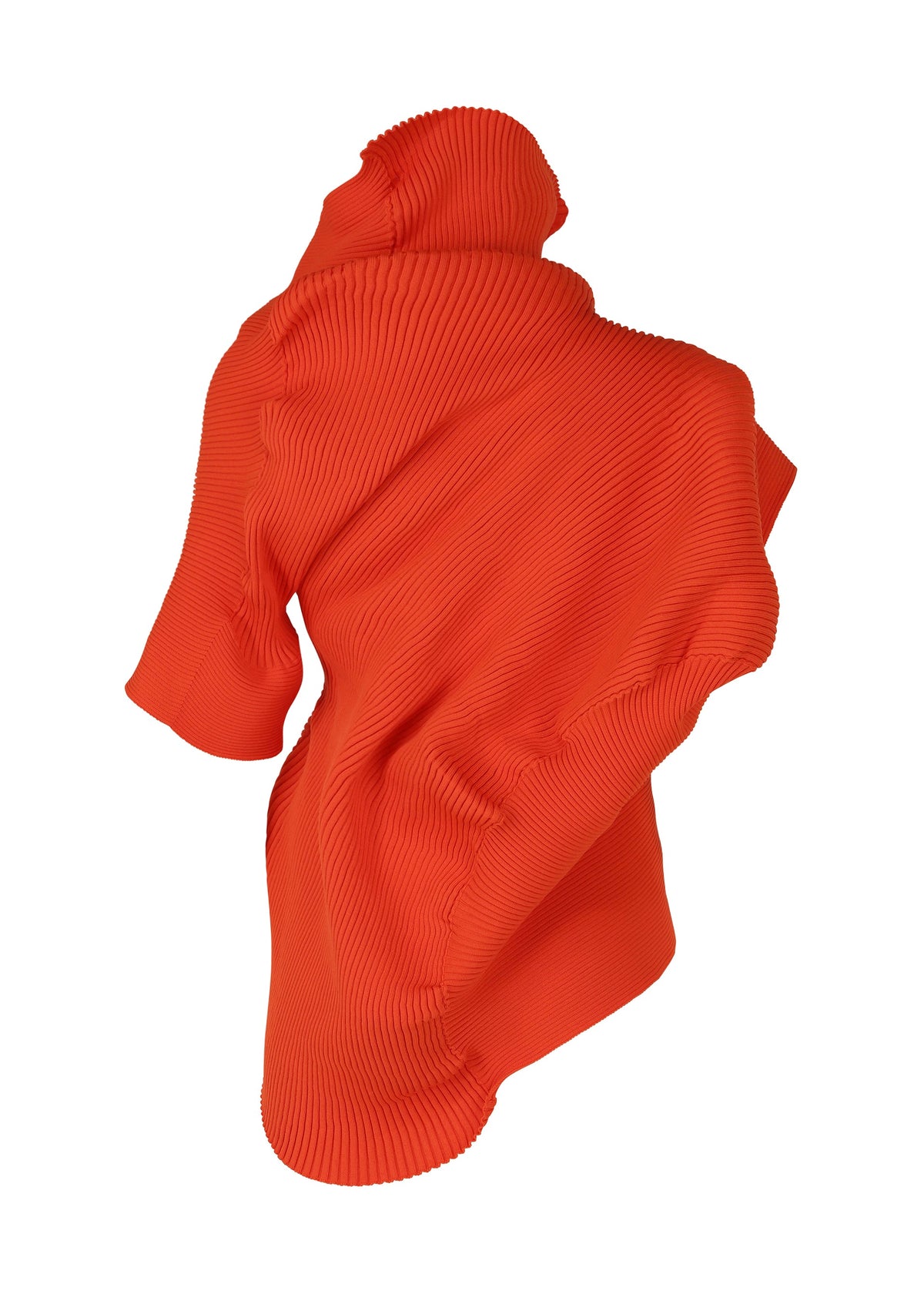 A detail shot of the ISSEY MIYAKE LIFE FORM top.