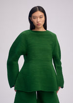 CORRUGATED KNIT Top Black