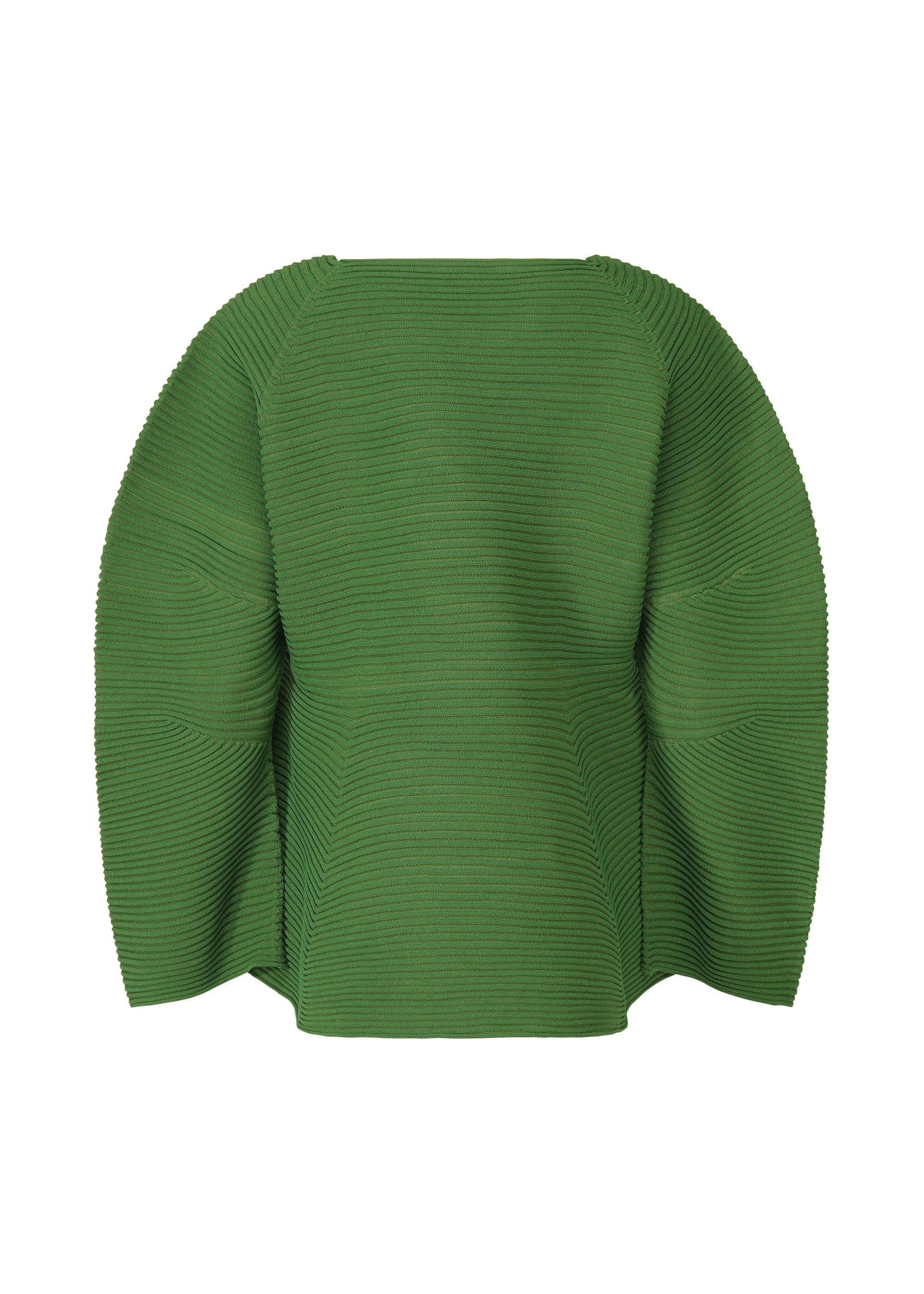 CORRUGATED KNIT Top Black