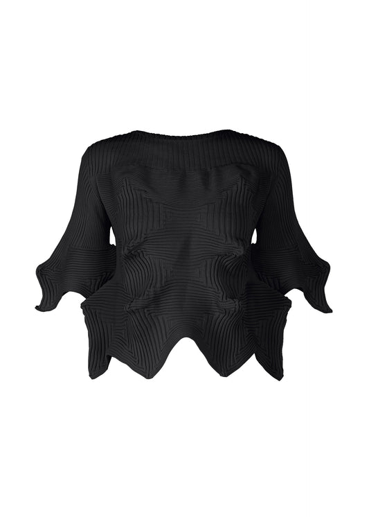 A product shot of the ISSEY MIYAKE LINKAGE top in .