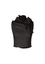 A product shot of the ISSEY MIYAKE ADVENTITIOUS HIGH NECKS top in charcoal (14).