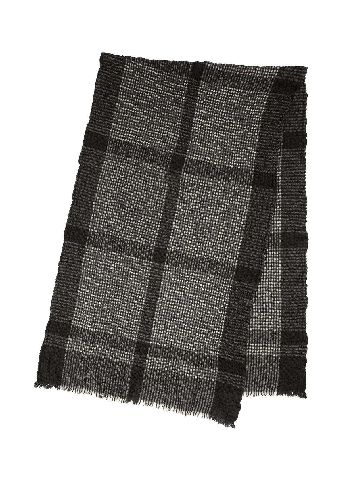 BUMPY WOOL STOLE Stole Purple-Hued