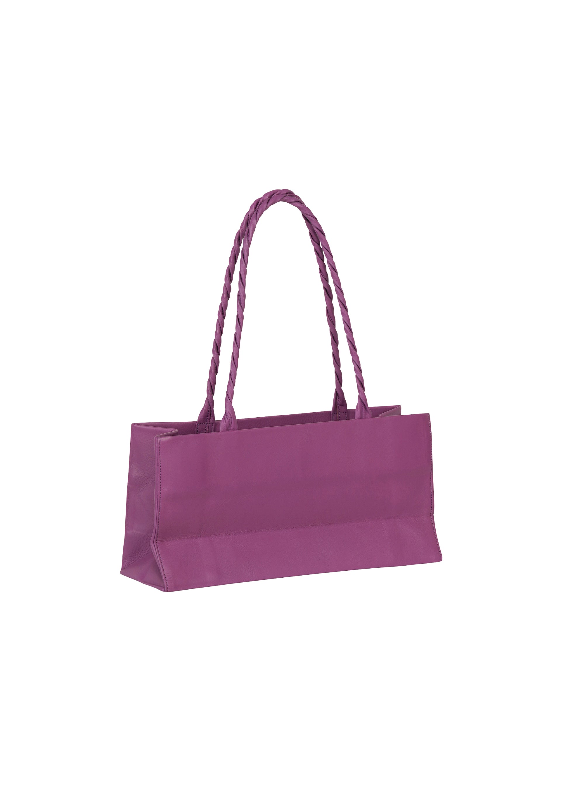 PAPER BAG (LEATHER) Handbag Black – The official ISSEY MIYAKE