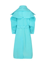 A detail shot of the ISSEY MIYAKE CORRELATION coat.