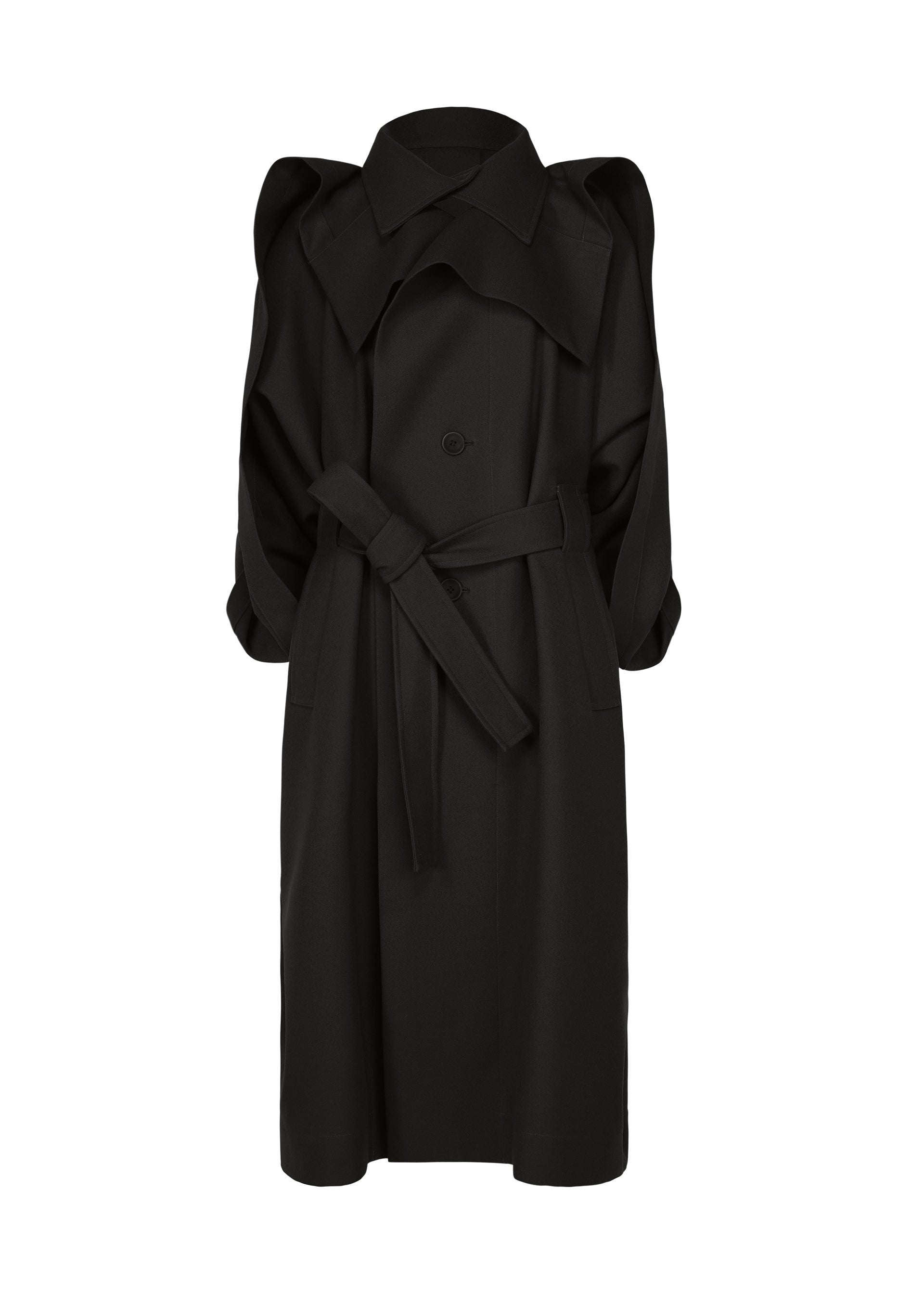 CALLIGRAPH Coat Black – The official ISSEY MIYAKE ONLINE STORE