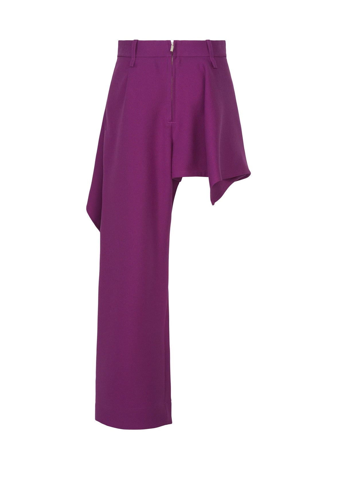 A detail shot of the ISSEY MIYAKE CALLIGRAPH trousers.