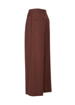 A detail shot of the ISSEY MIYAKE UNTITLED trousers.