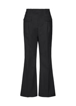 A product shot of the ISSEY MIYAKE HONEST ENSEMBLE trousers in black.