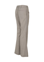 A detail shot of the ISSEY MIYAKE HONEST ENSEMBLE trousers.