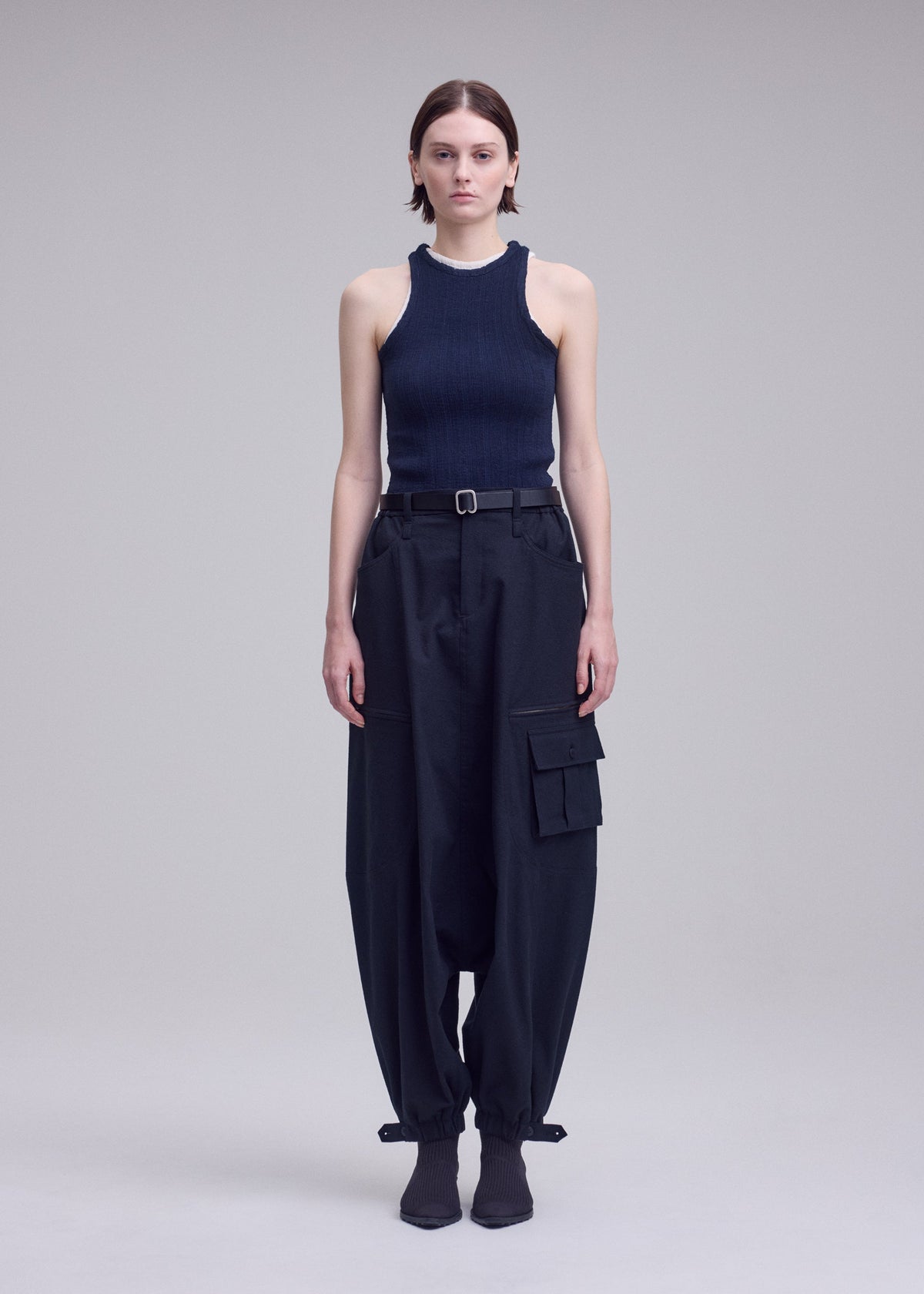 GRAINY PANTS Trousers Dull Cream