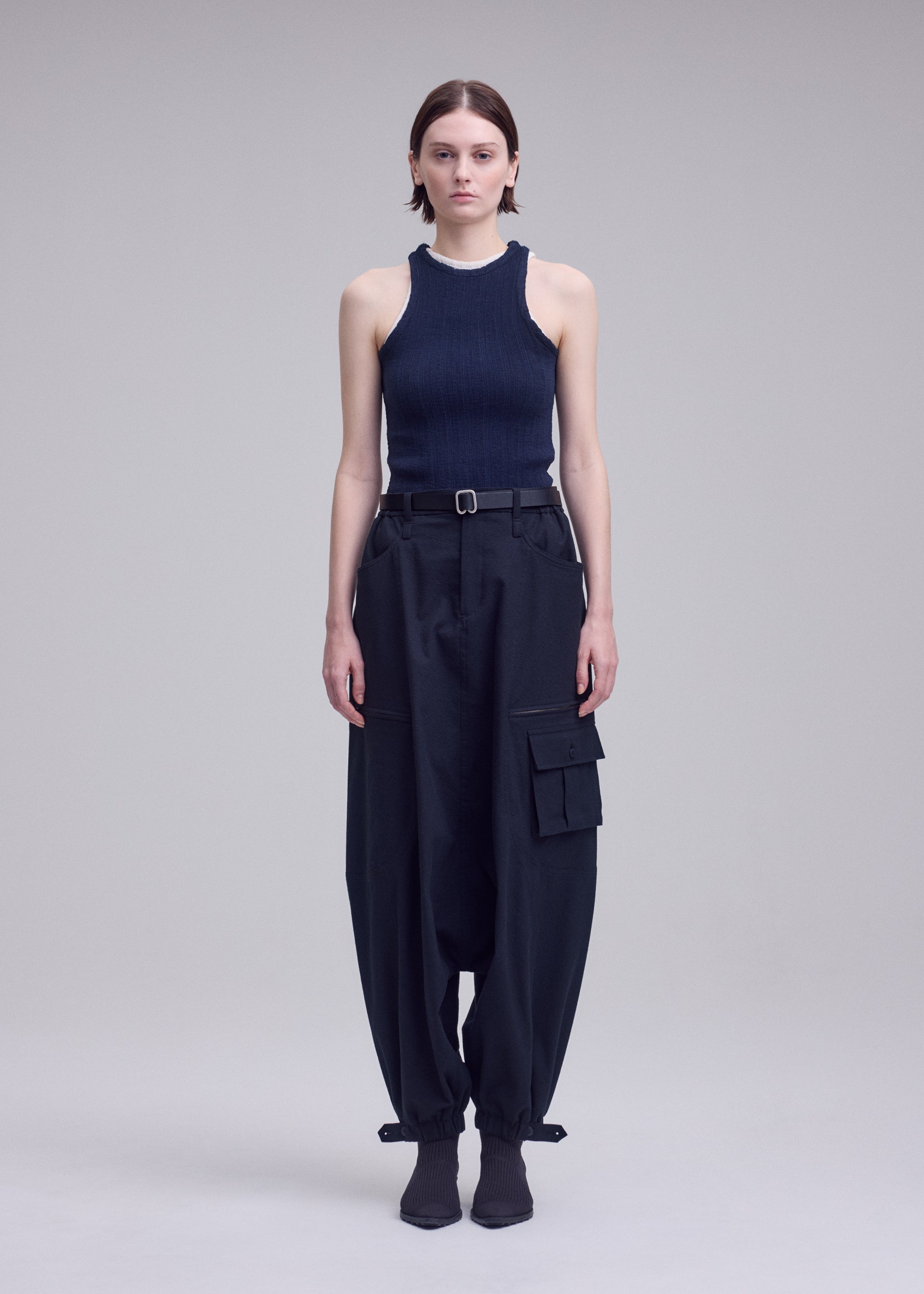 GRAINY PANTS Trousers Dull Cream
