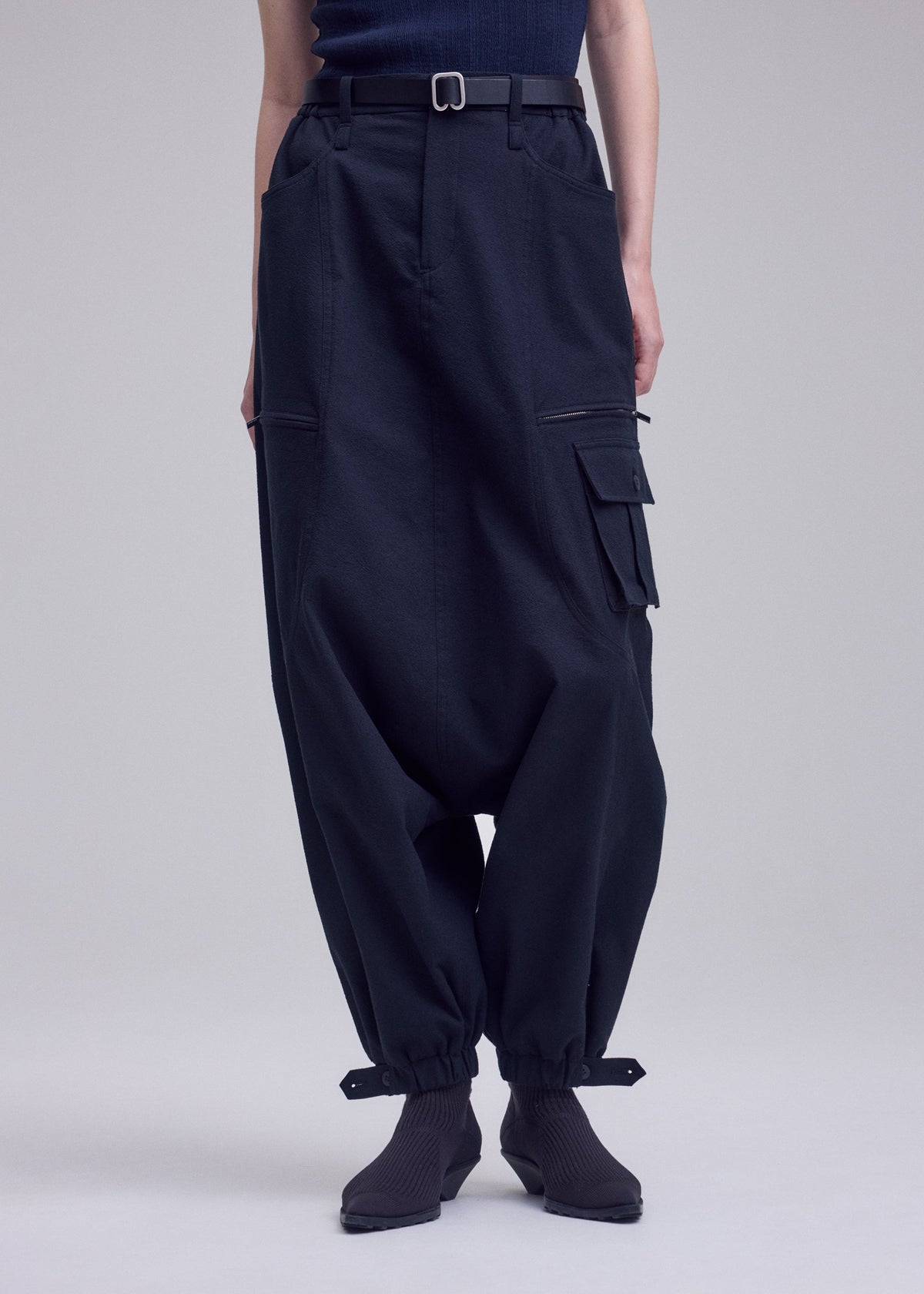 GRAINY PANTS Trousers Dull Cream