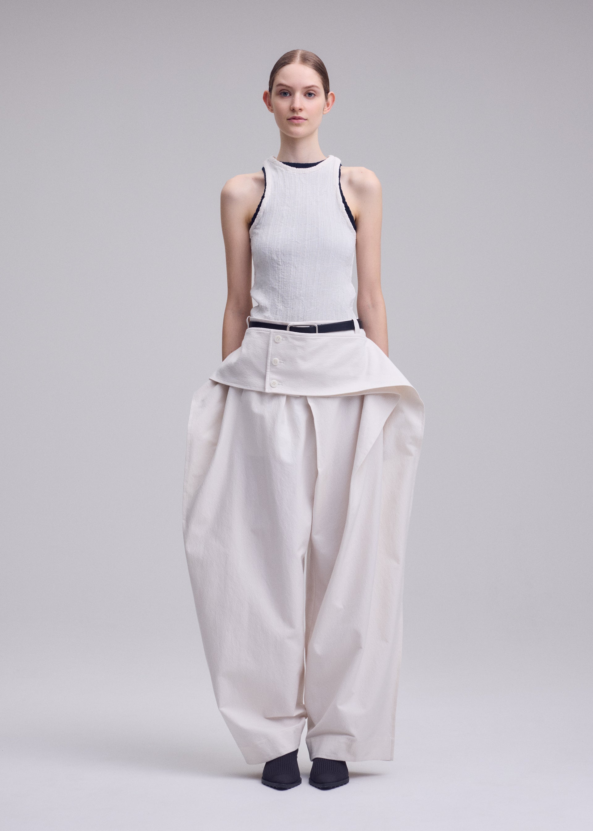 GRAINY PANTS Trousers Off-White