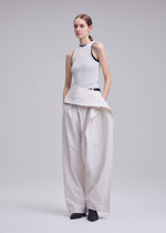 GRAINY PANTS Trousers Dull Cream