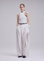 GRAINY PANTS Trousers Dull Cream