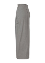 A detail shot of the ISSEY MIYAKE ALLOW skirt.