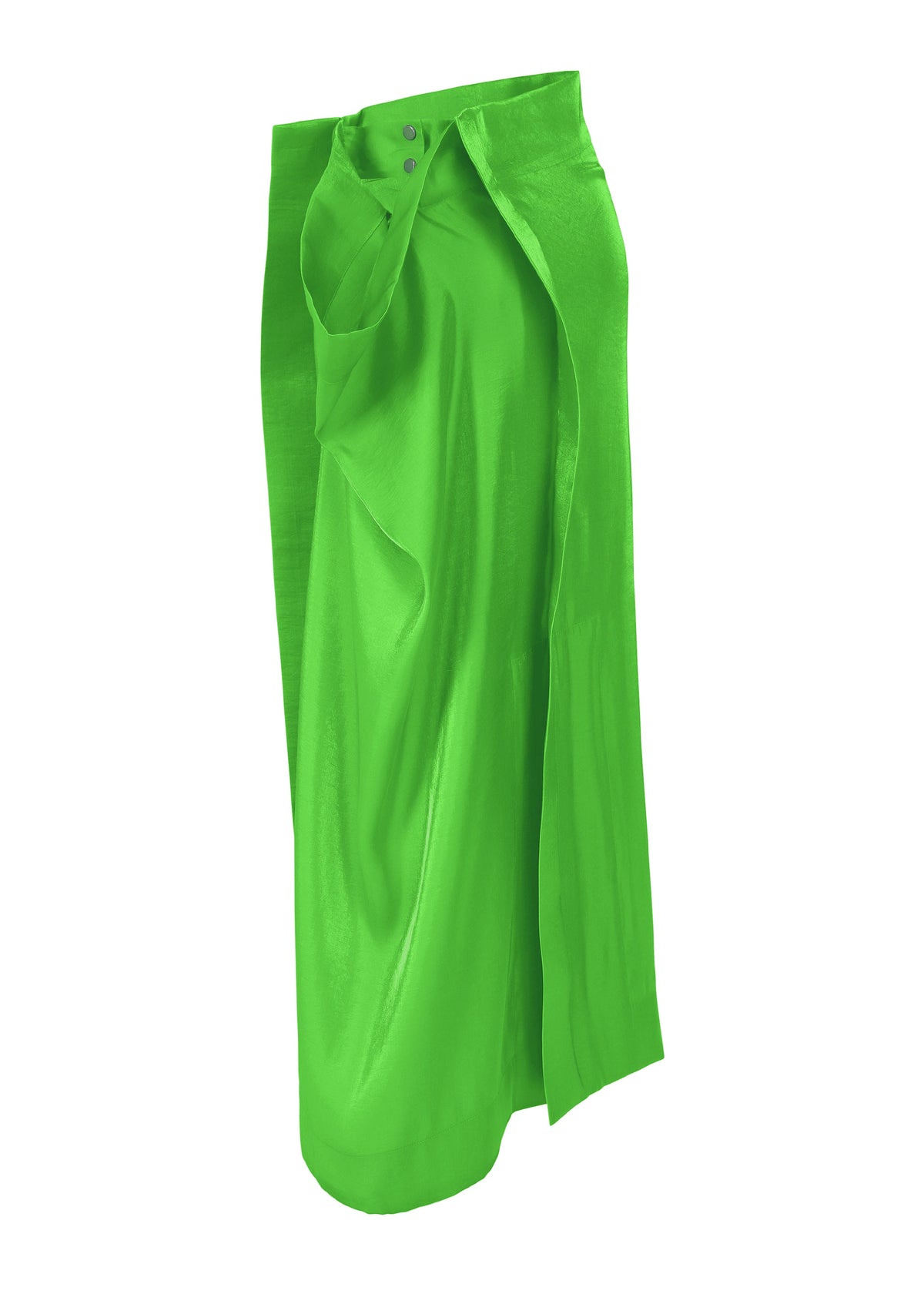 A detail shot of the ISSEY MIYAKE MERCURY skirt.