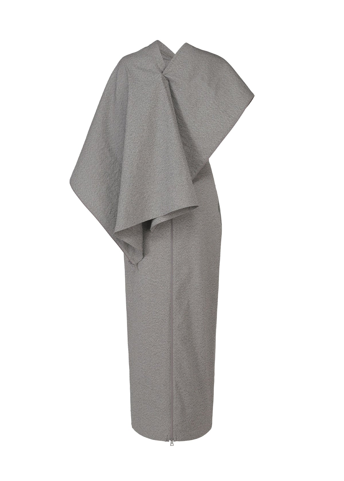 A detail shot of the ISSEY MIYAKE ALLOW dress.