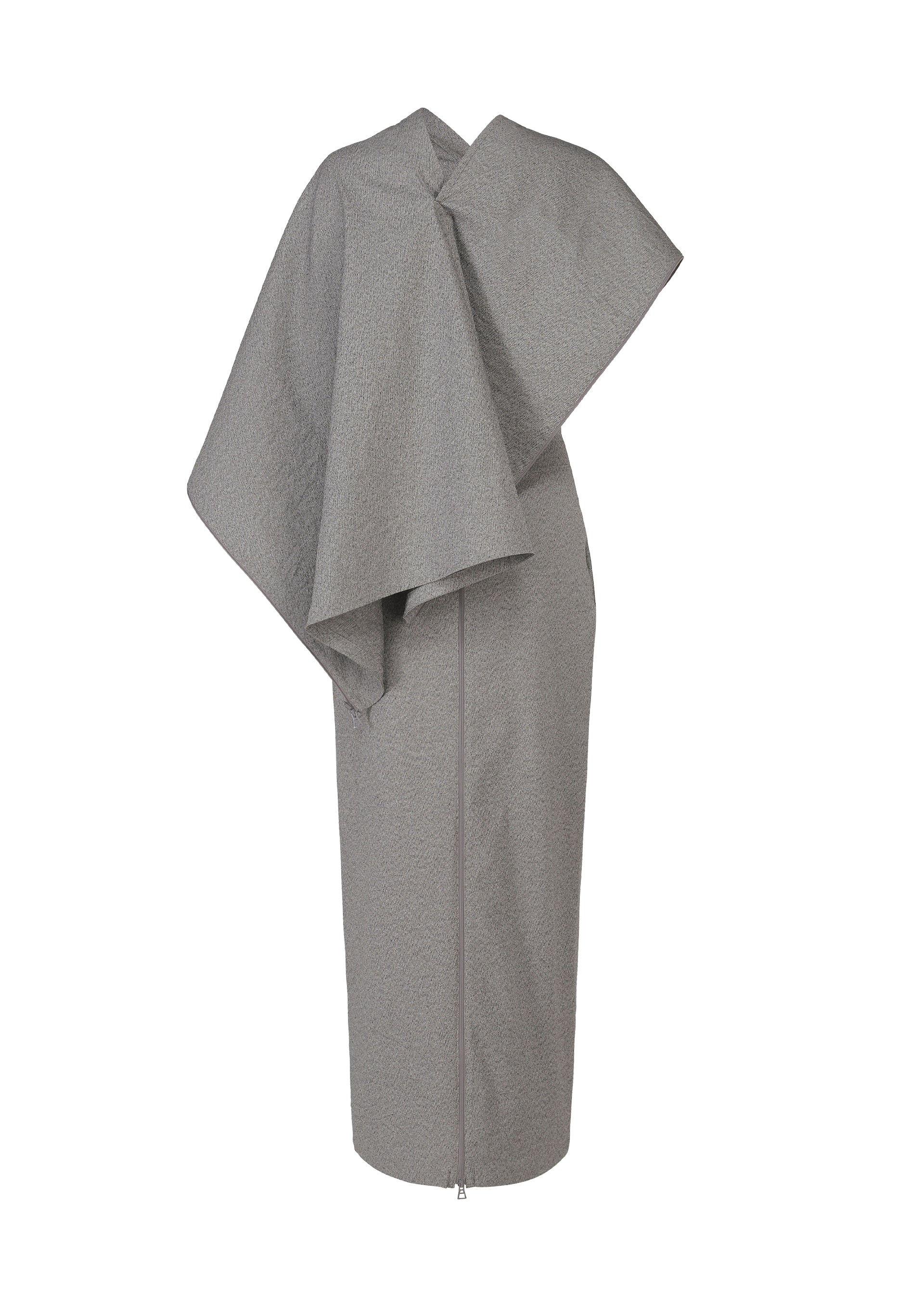A detail shot of the ISSEY MIYAKE ALLOW dress.