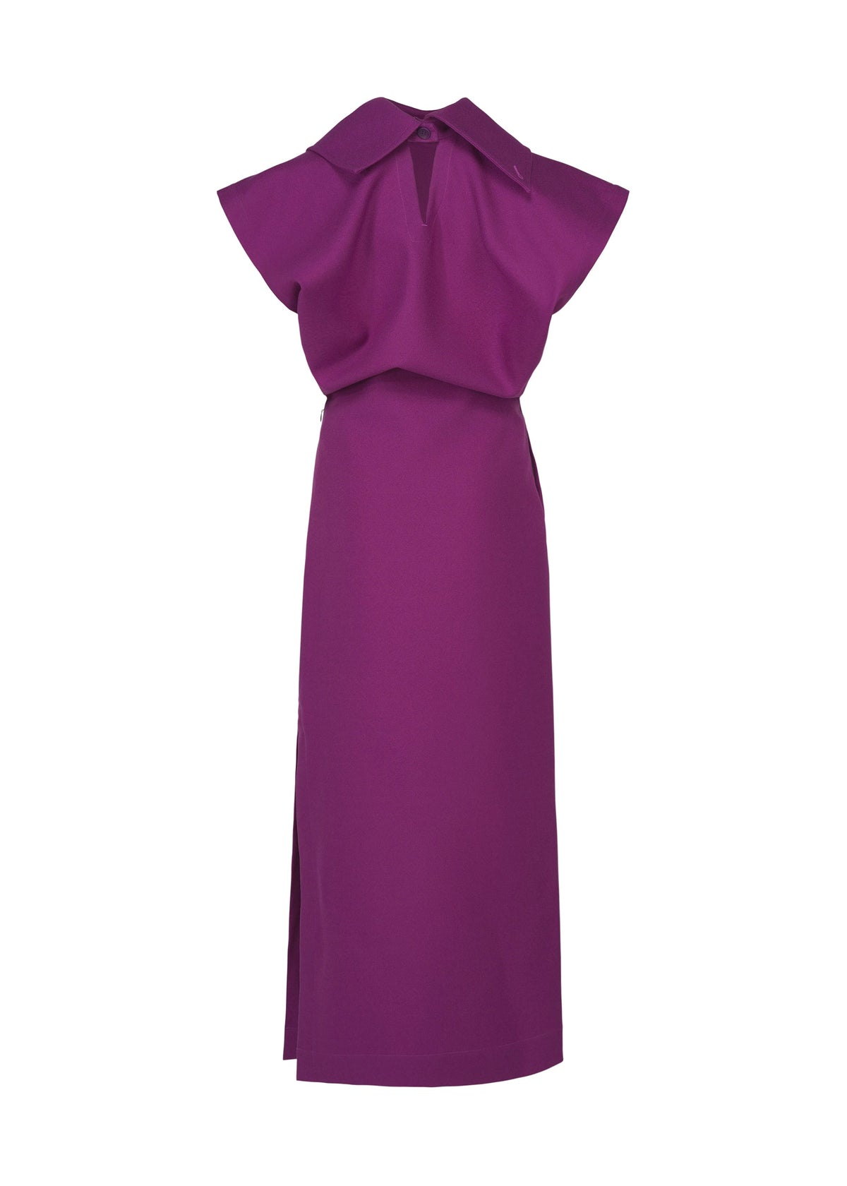 A detail shot of the ISSEY MIYAKE CALLIGRAPH dress.