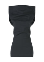 A product shot of the ISSEY MIYAKE ALLOW shirt in dark navy.